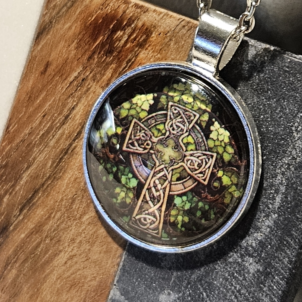 Celtic Cross Pendant Necklace